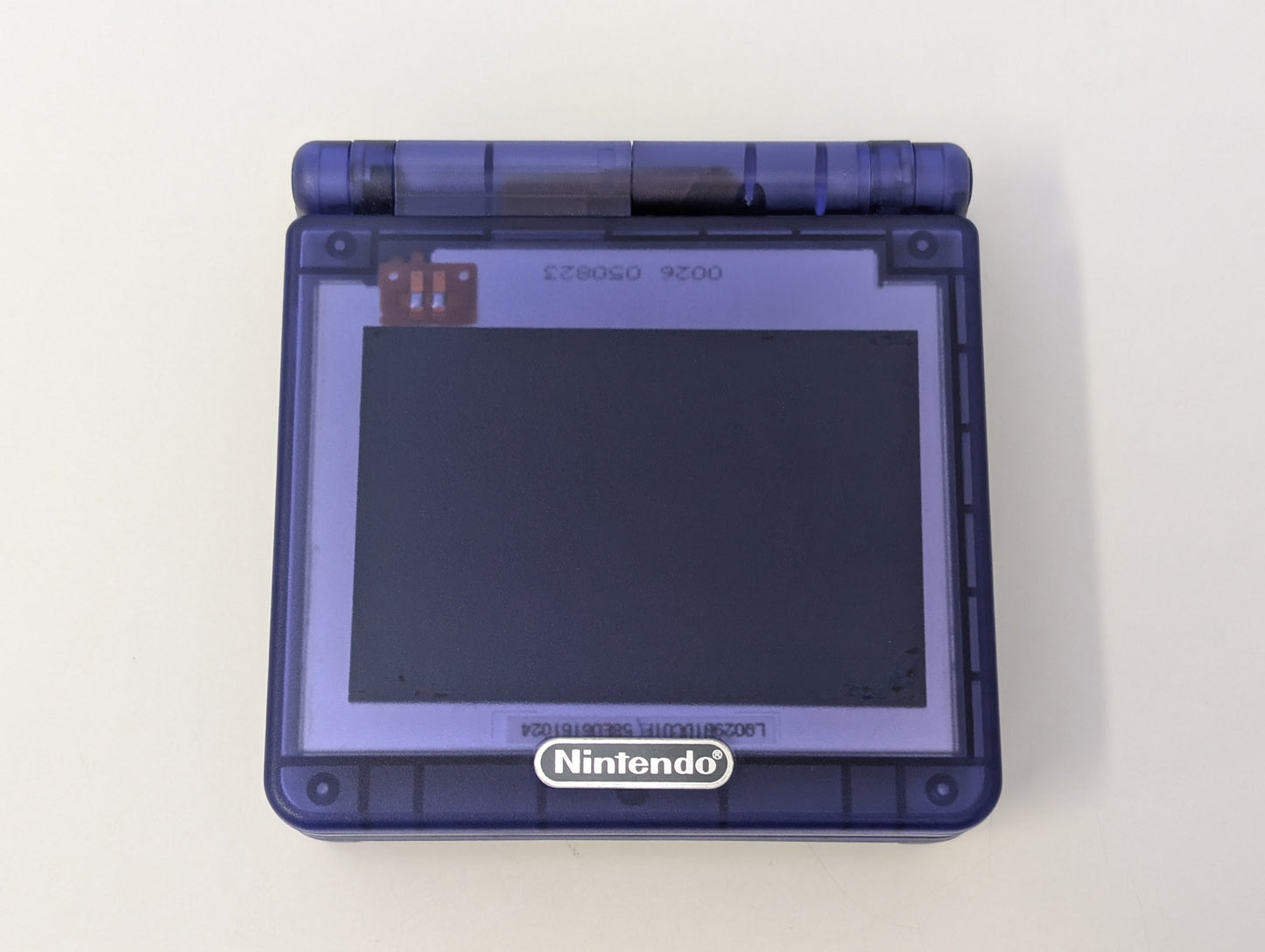 Nintendo GameBoy Advance SP AGS-101 - Transparent Purple - USED