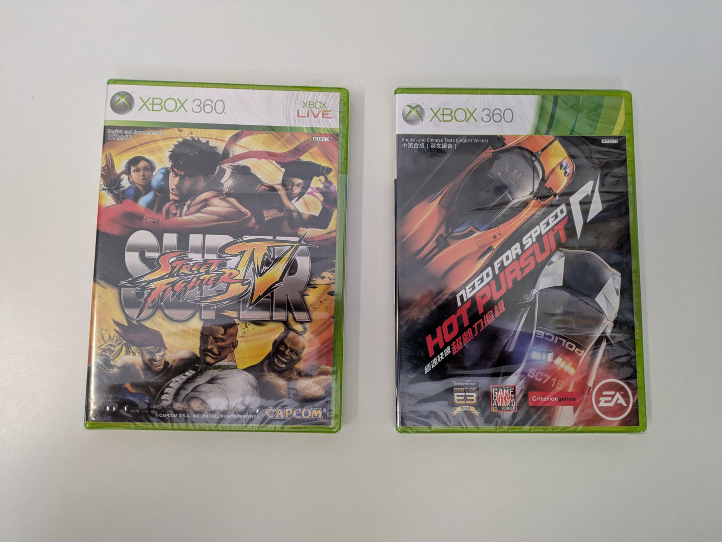 Microsoft Xbox 360 S (Hong Kong) - Ultimate Action Pack - 250GB - Black - COMPLETE IN BOX - Used