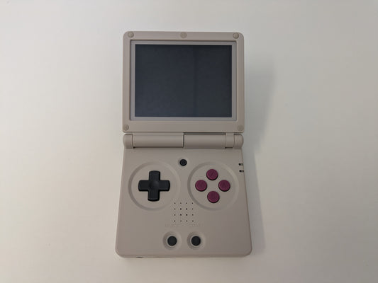 Anbernic RG35XXSP (DMG Gray) w/ 64GB microSD card - GBA SP emulator console - USED