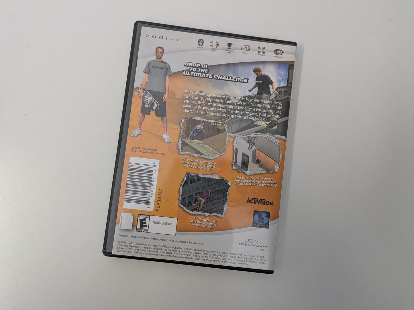 Tony Hawk's Pro Skater 4 (TapWave Zodiac) - USED