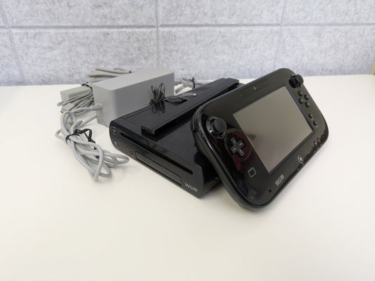 Nintendo Wii U Black w/ GamePad and accessories - GameStop Refurbished - Used