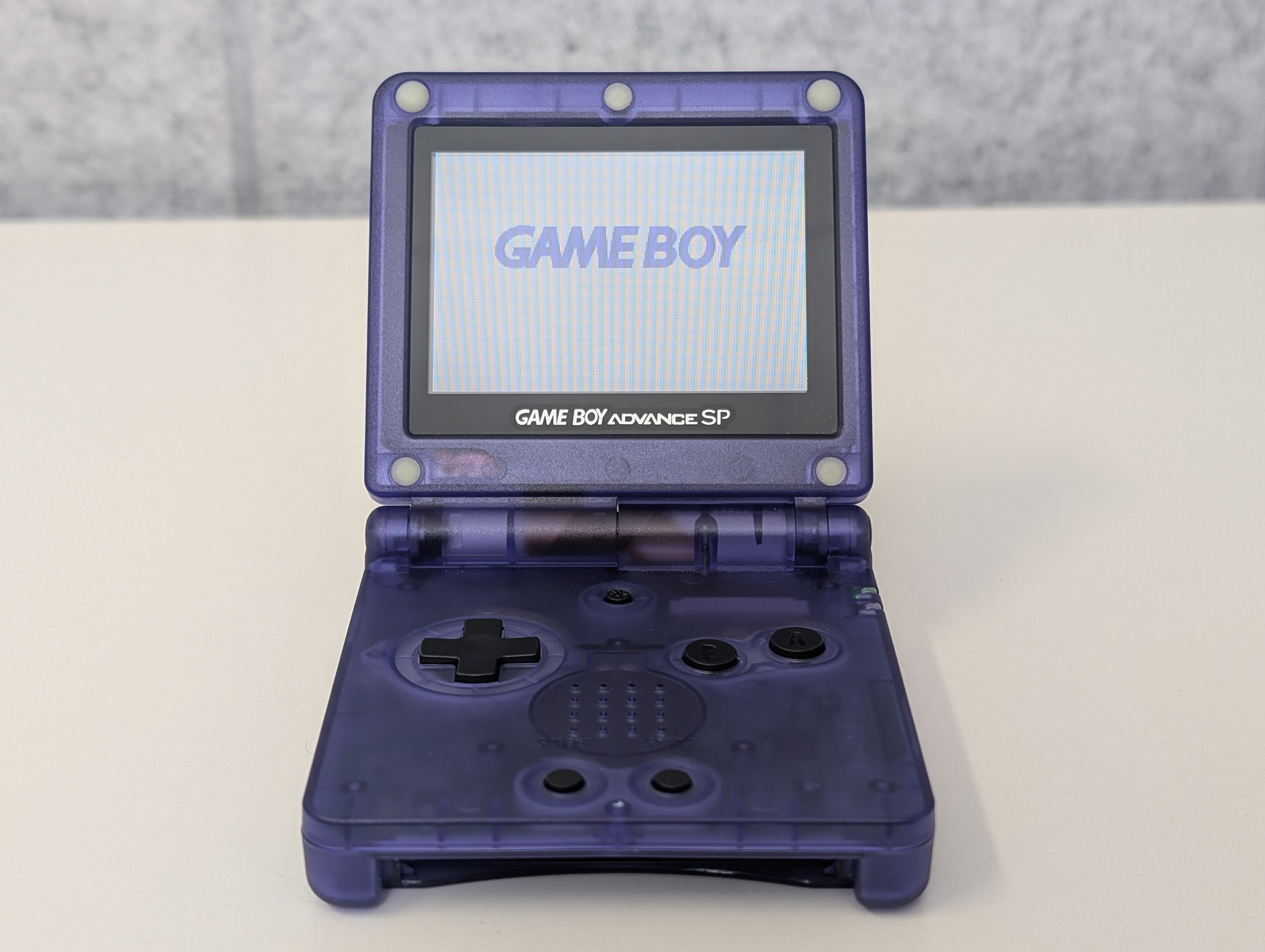 Nintendo GameBoy Advance SP AGS-101 - Transparent Purple - USED