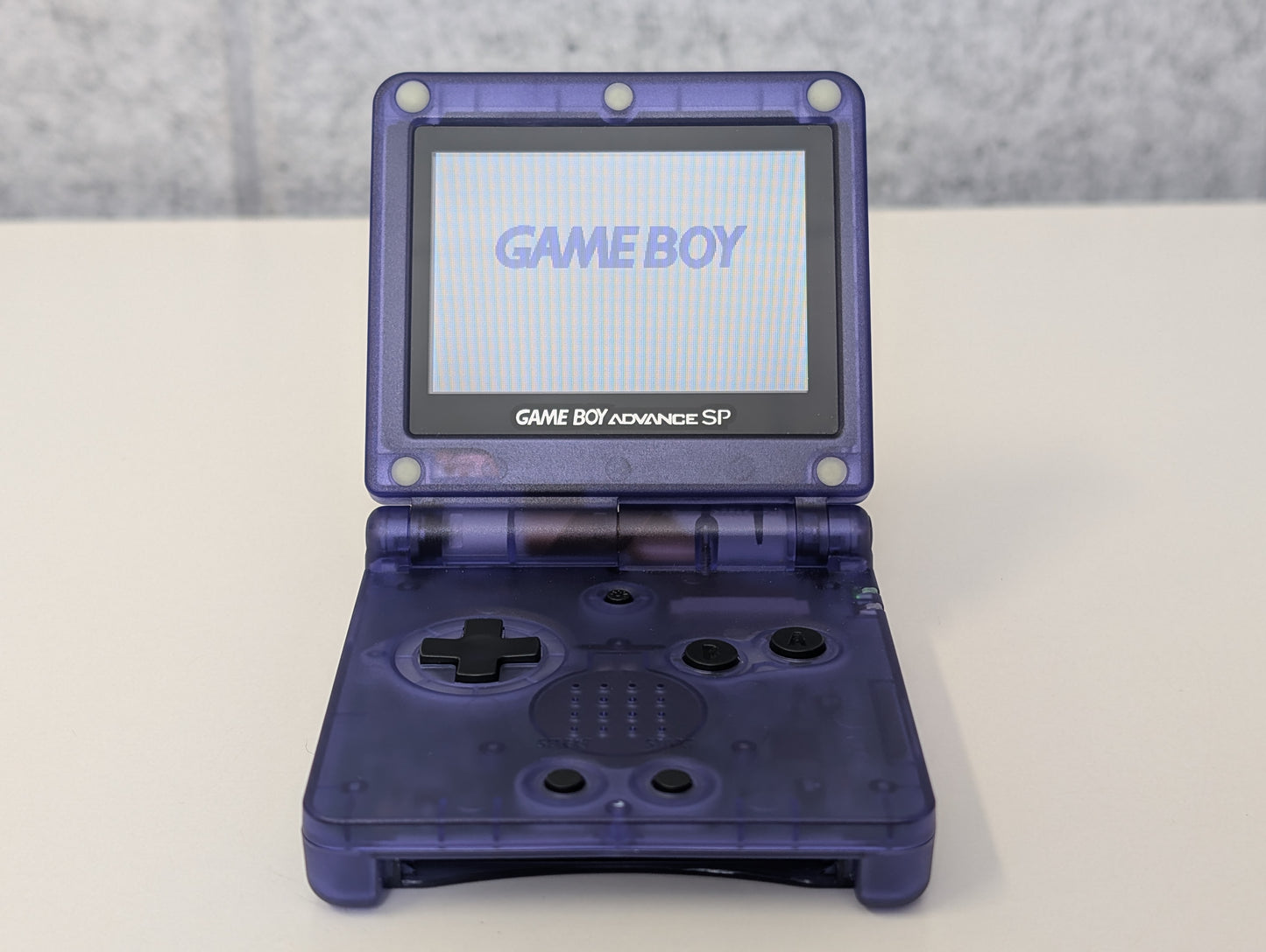Nintendo GameBoy Advance SP AGS-101 - Transparent Purple - USED