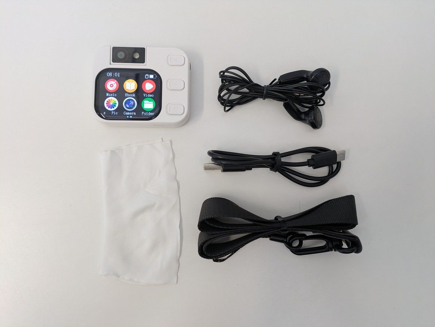 Vitaler X8 - MP3 Player w/ Camera - 32GB - White - USED