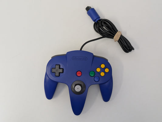 Nintendo 64 N64 OEM Controller - Blue - USED