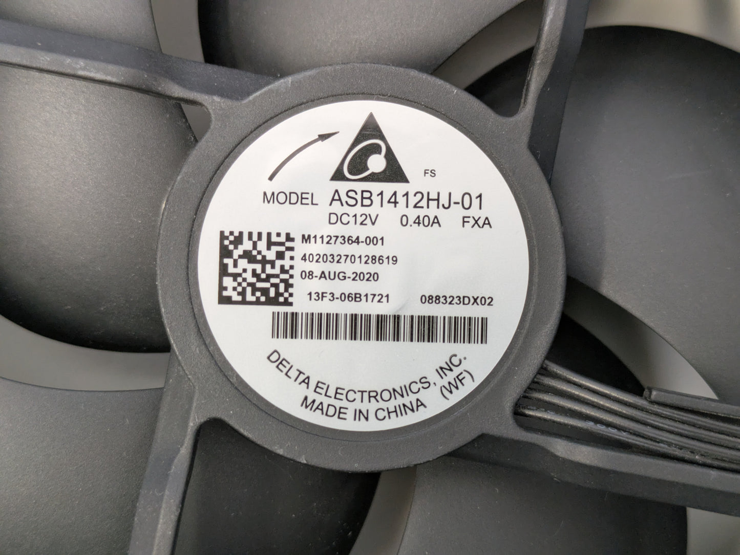 OEM Xbox Series X Internal Cooling Fan ASB1412HJ-01 - USED