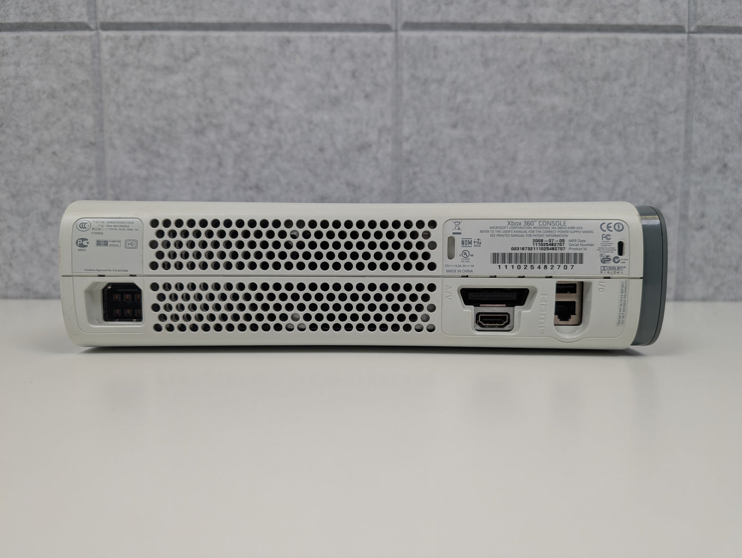 Microsoft Xbox 360 (Falcon) - White - 60GB - USED