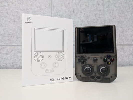 Anbernic RG406V Retro Handheld Emulation Device w/ 128GB SD card IN BOX - Used (LIKE NEW)