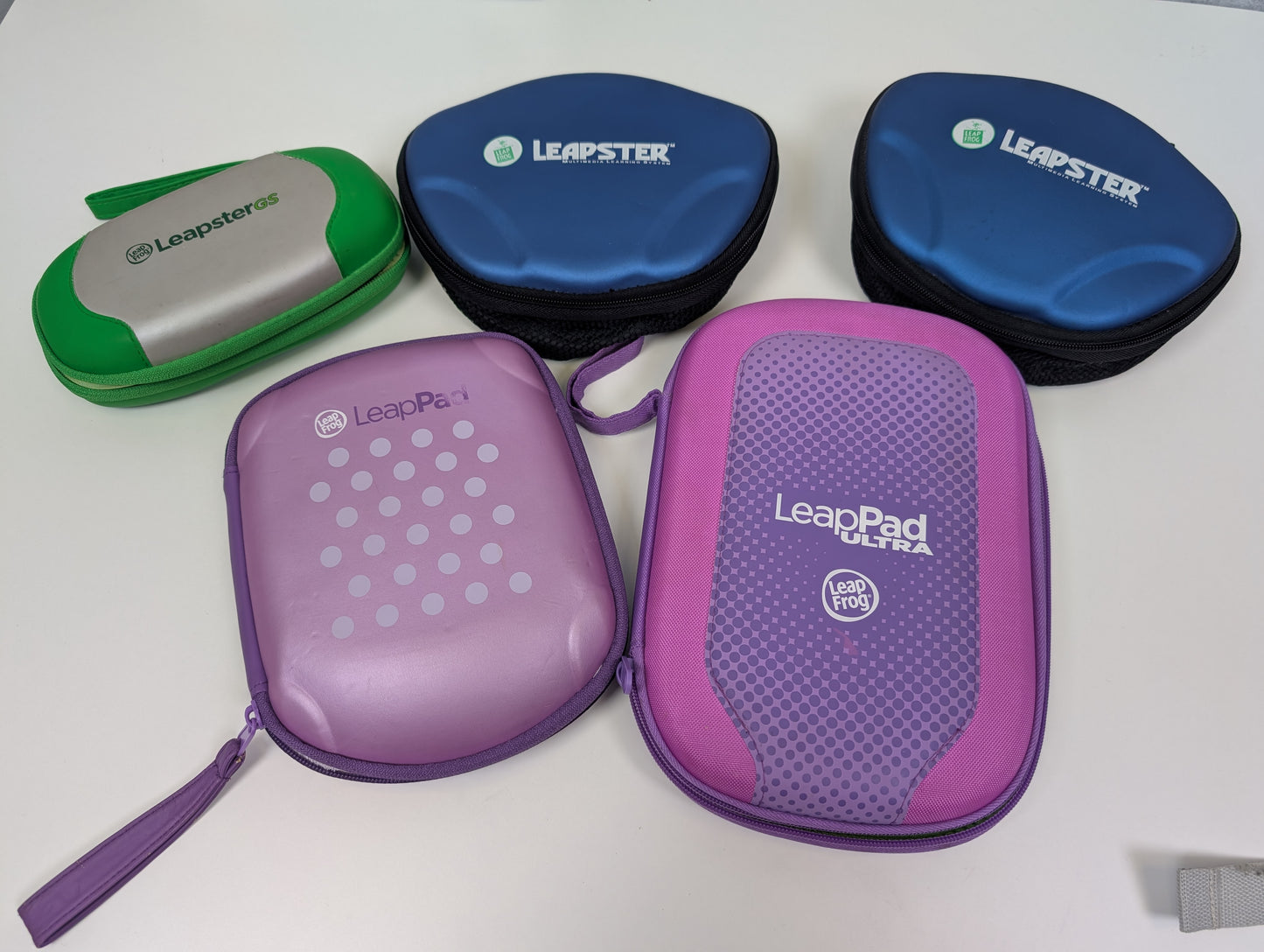 UNTESTED LeapFrog Bundle - 9 devices, 38 games, 16 books, 2 DVDs - AS-IS
