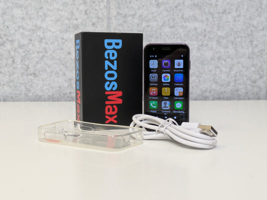 BezosMax 15 mini pro - Dual SIM Mini Smartphone - 64GB - Purple - UNLOCKED - USED