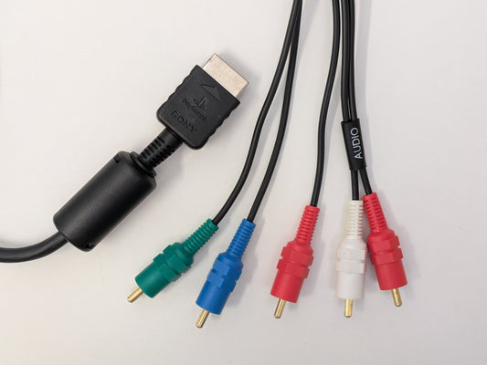 Sony OEM PlayStation PS1/PS2/PS3 - 8ft Component Cable (YPbPr) - Used