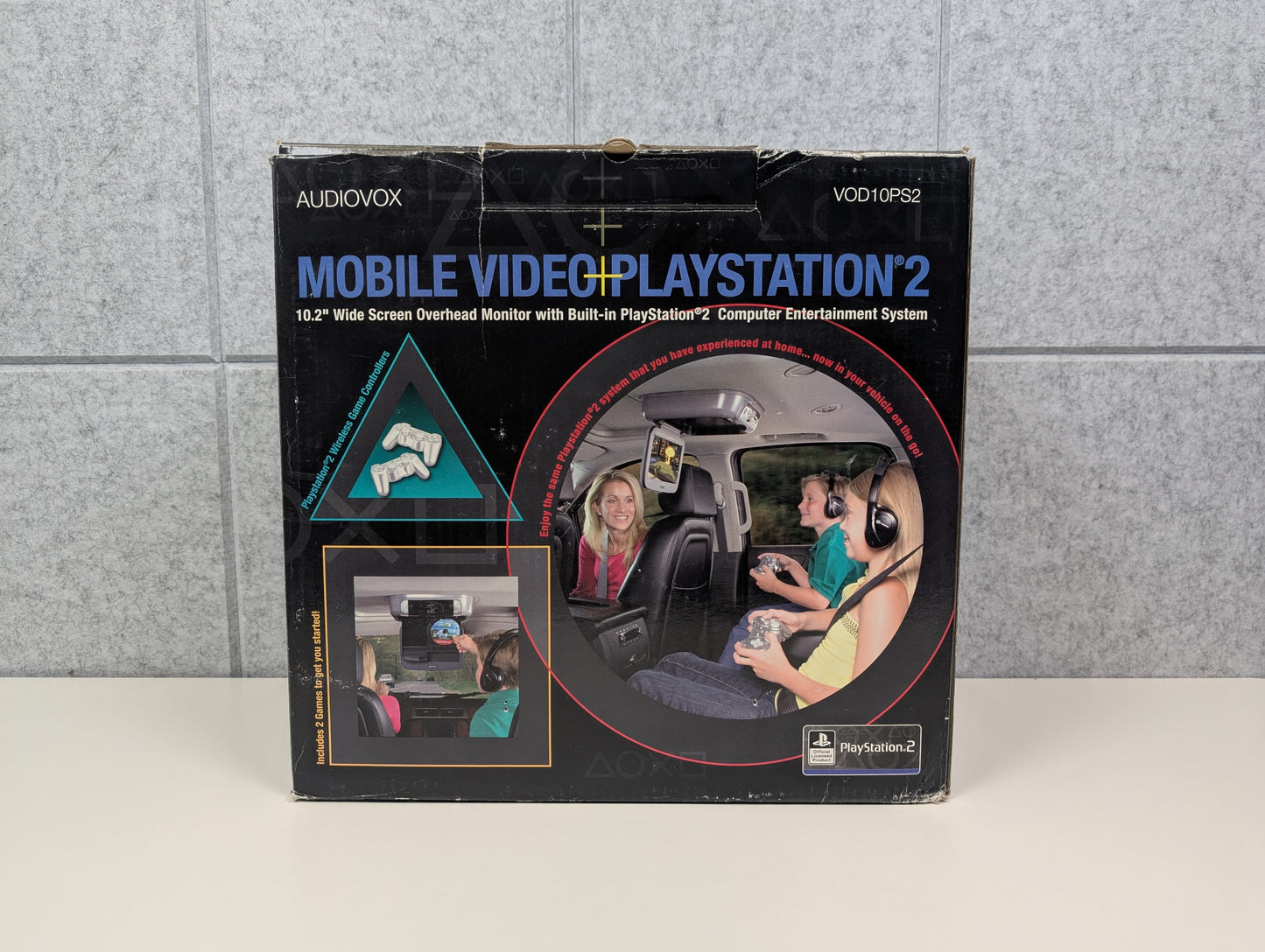 AudioVox Mobile Video+PlayStation 2 Overhead Car Entertainment System - USED