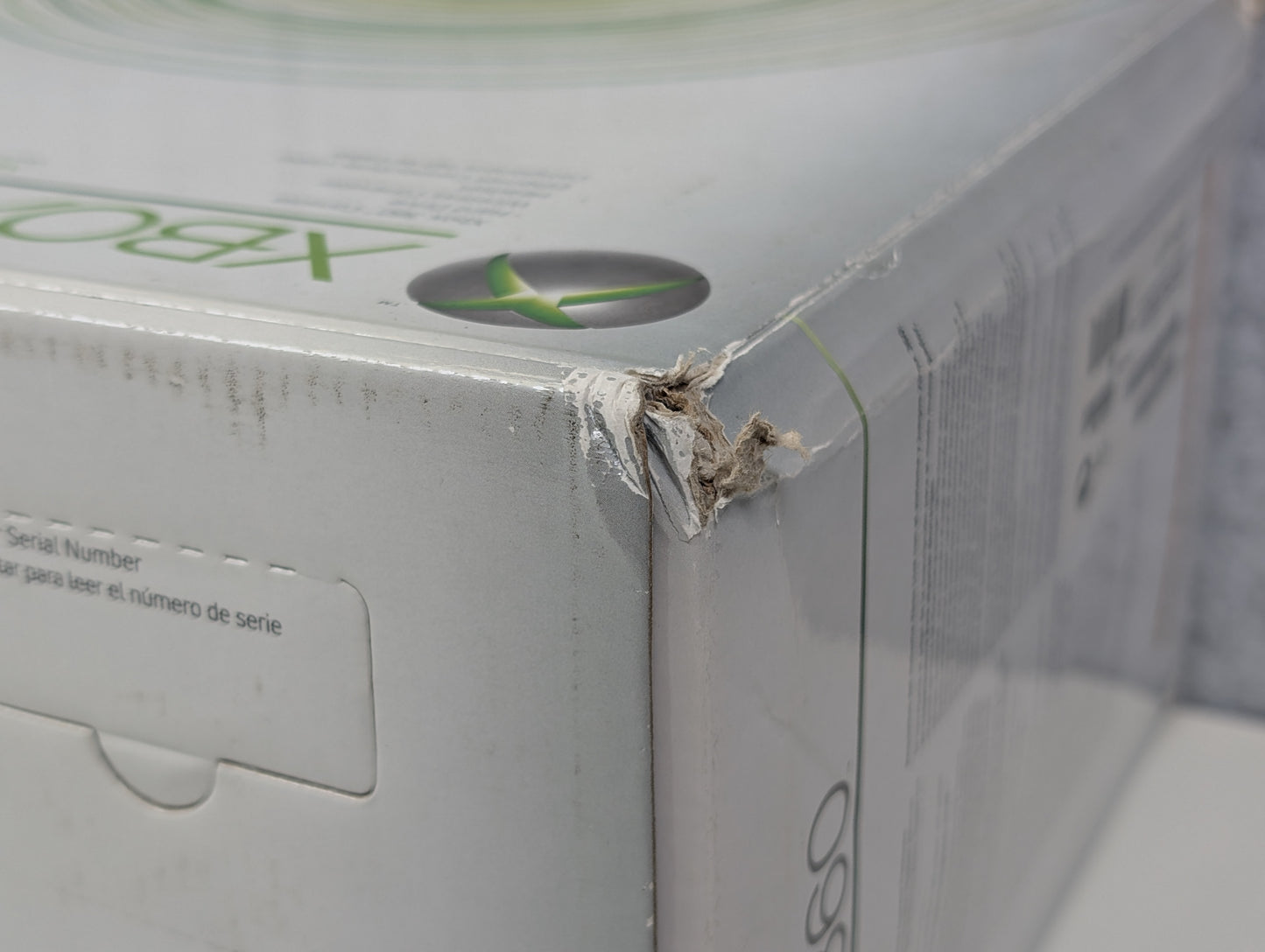 Microsoft Xbox 360 (BLADES DASH) IN BOX - NO HARD DRIVE - White - USED