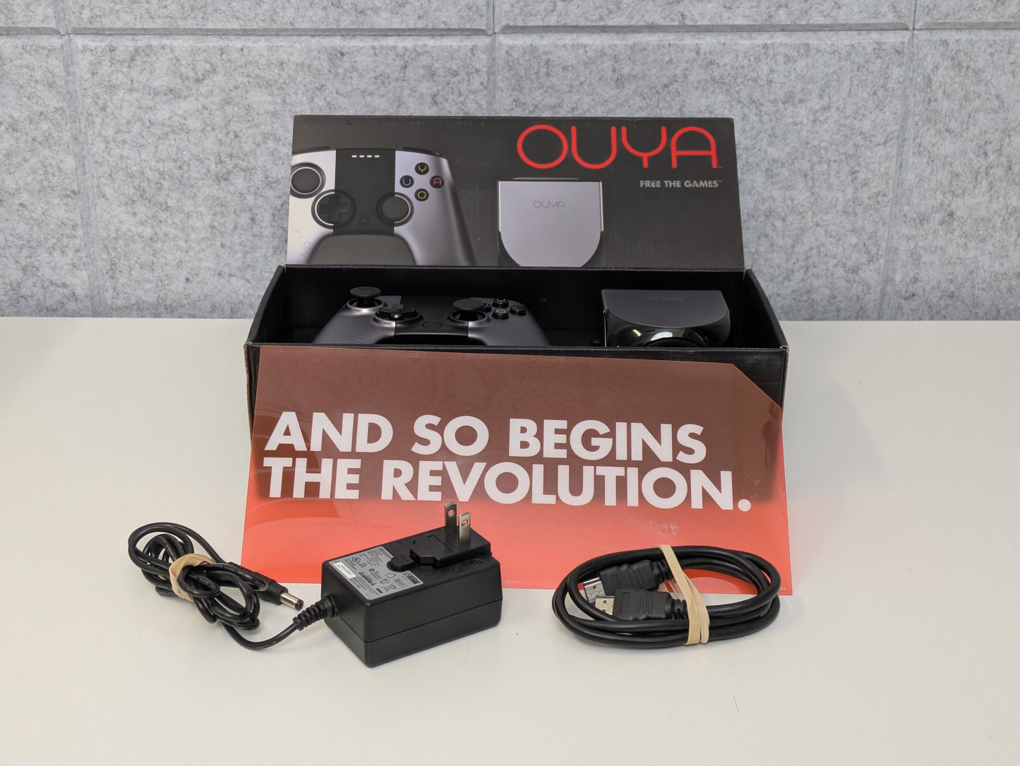 OUYA Game Console (Silver) - Complete in Box - USED