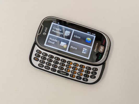 Pantech Ease (P2020) - 50MB - Blue - AT&T - USED