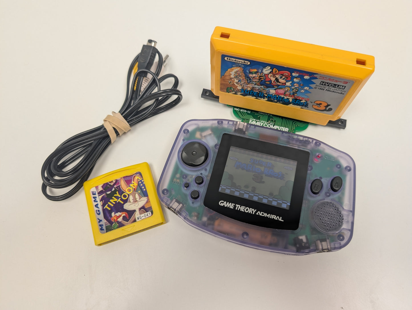 Mystery Game Theory Admiral w/ Tiny Toons game & accessories - Blue - USED