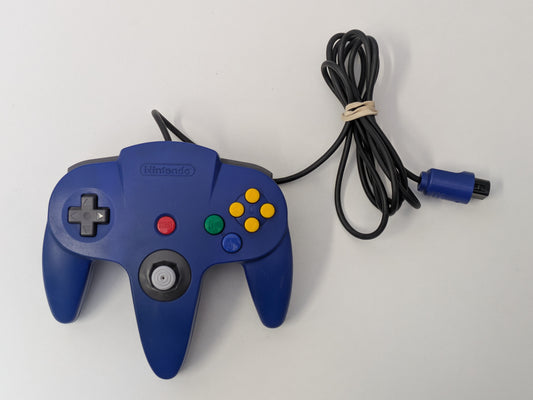 Nintendo 64 N64 OEM Controller - Blue - USED