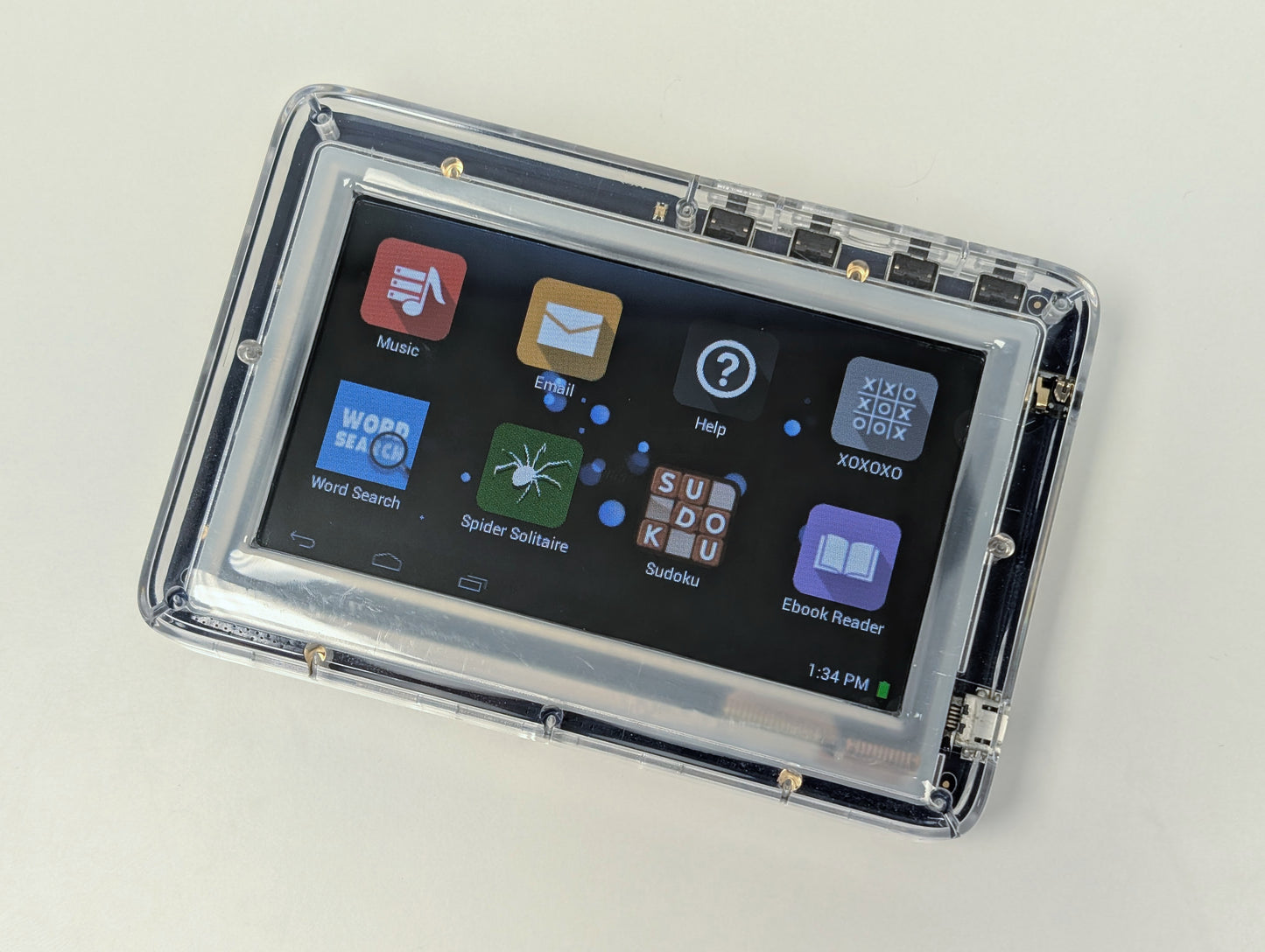 JPay JP5Mini Inmate Media Device (AA Battery Powered) - Clear - USED
