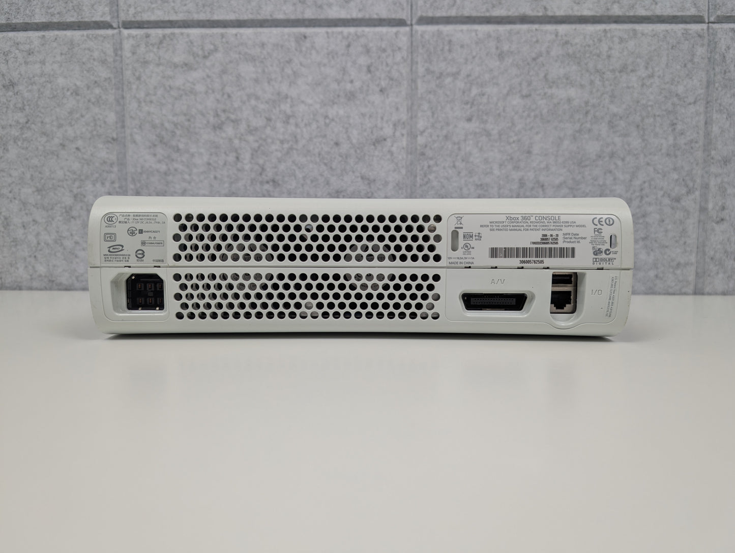 Microsoft Xbox 360 (Xenon) - White - NO HARD DRIVE - AS-IS, RROD