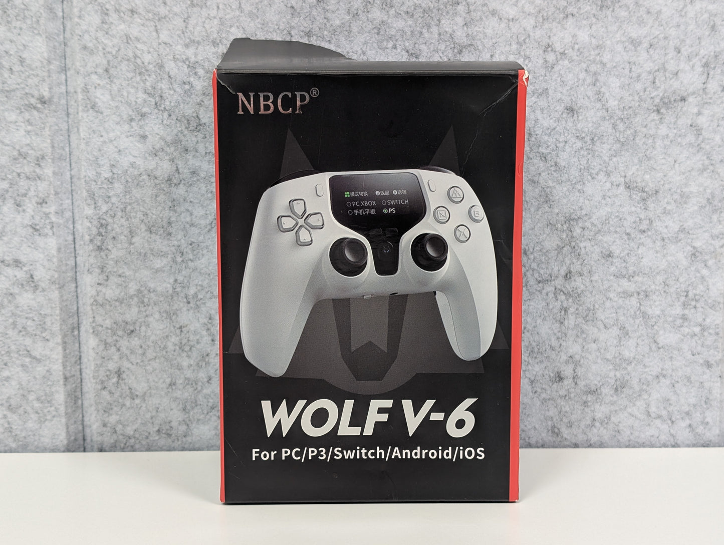 NBCP WOLF V-6 Wireless 2.4GHz/BT Controller - White - USED