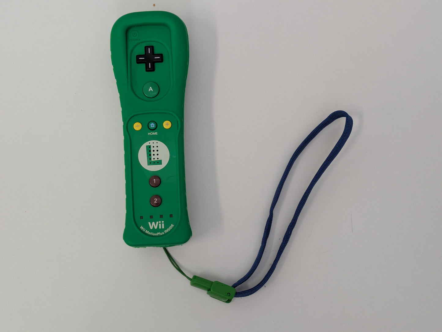 Nintendo Wii Motion Plus Remote Controller - Luigi Edition - NO POWER