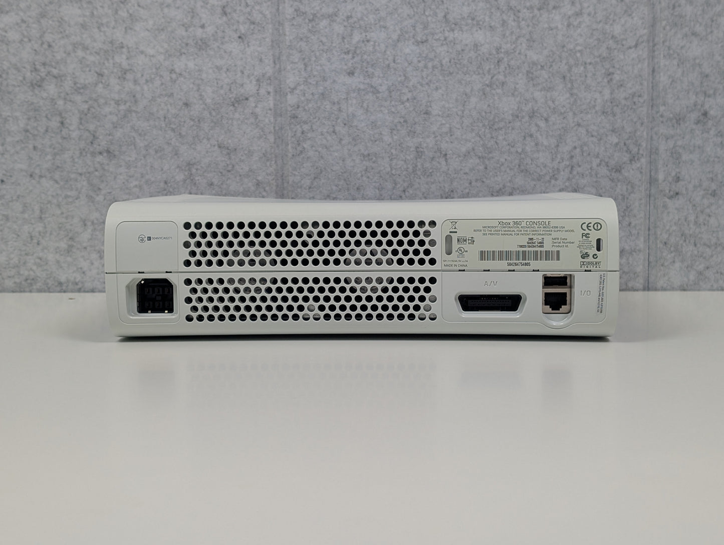 Microsoft Xbox 360 (BLADES DASH) IN BOX - NO HARD DRIVE - White - USED