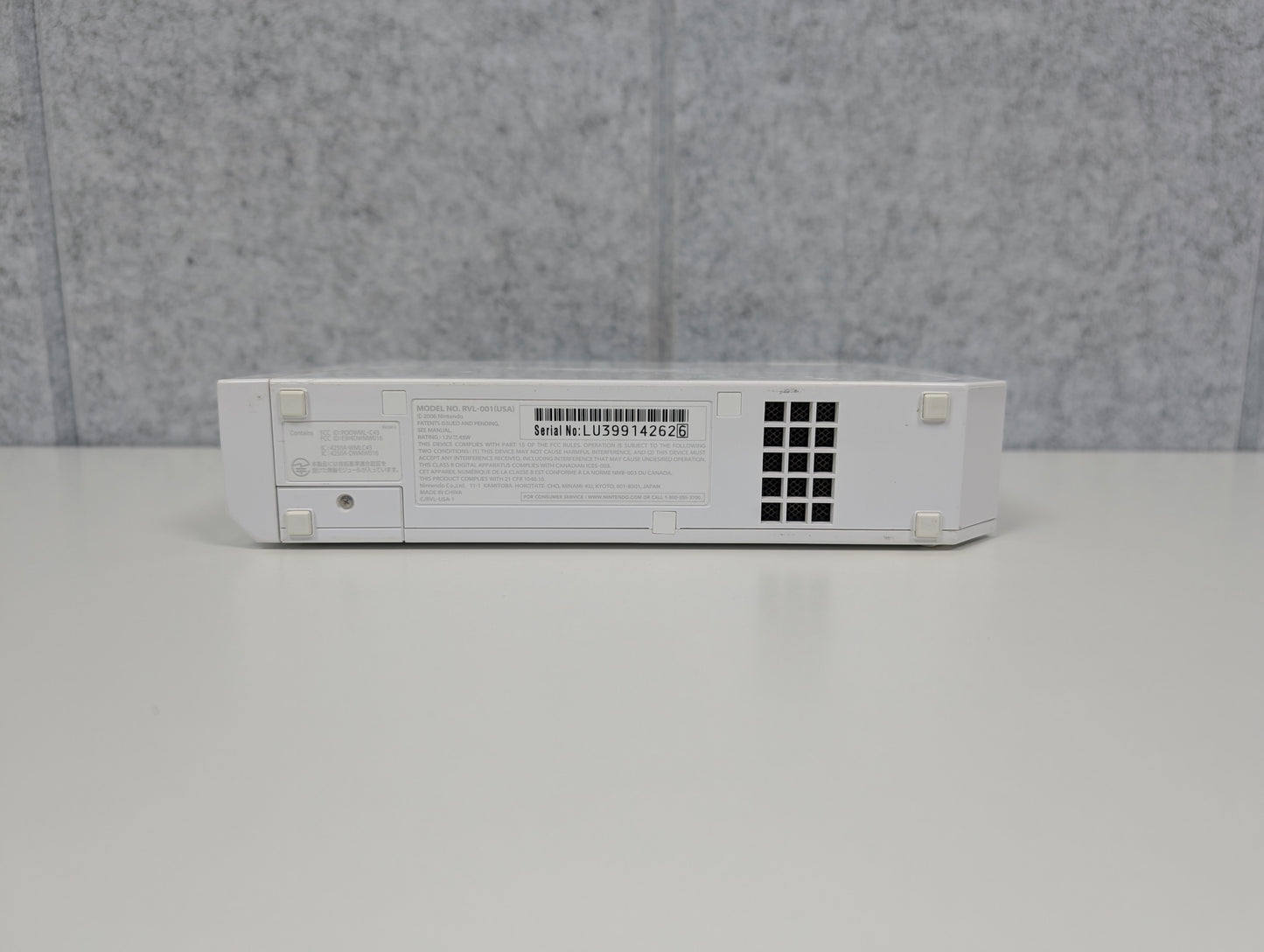 Nintendo Wii (Console Only) - White - AS-IS