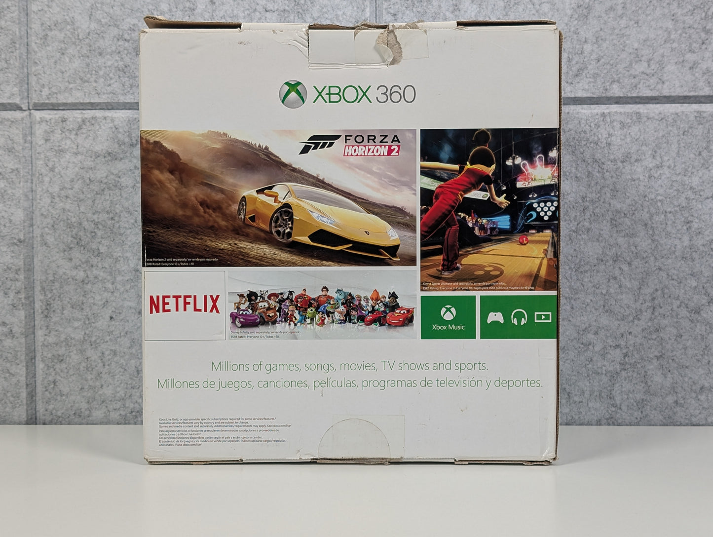 Microsoft Xbox 360 E IN BOX - 500GB - Blue Call of Duty Ltd. Ed. - USED