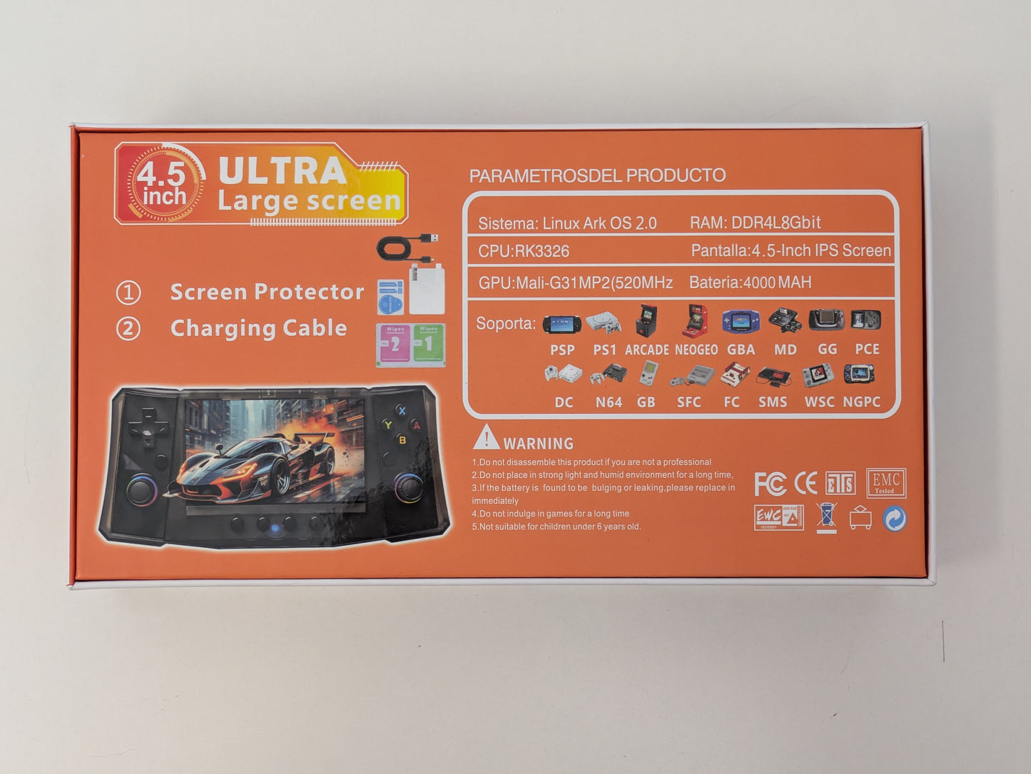 R50 Ultra (Red/Blue) - Handheld Retro Gaming Device - 256GB - USED