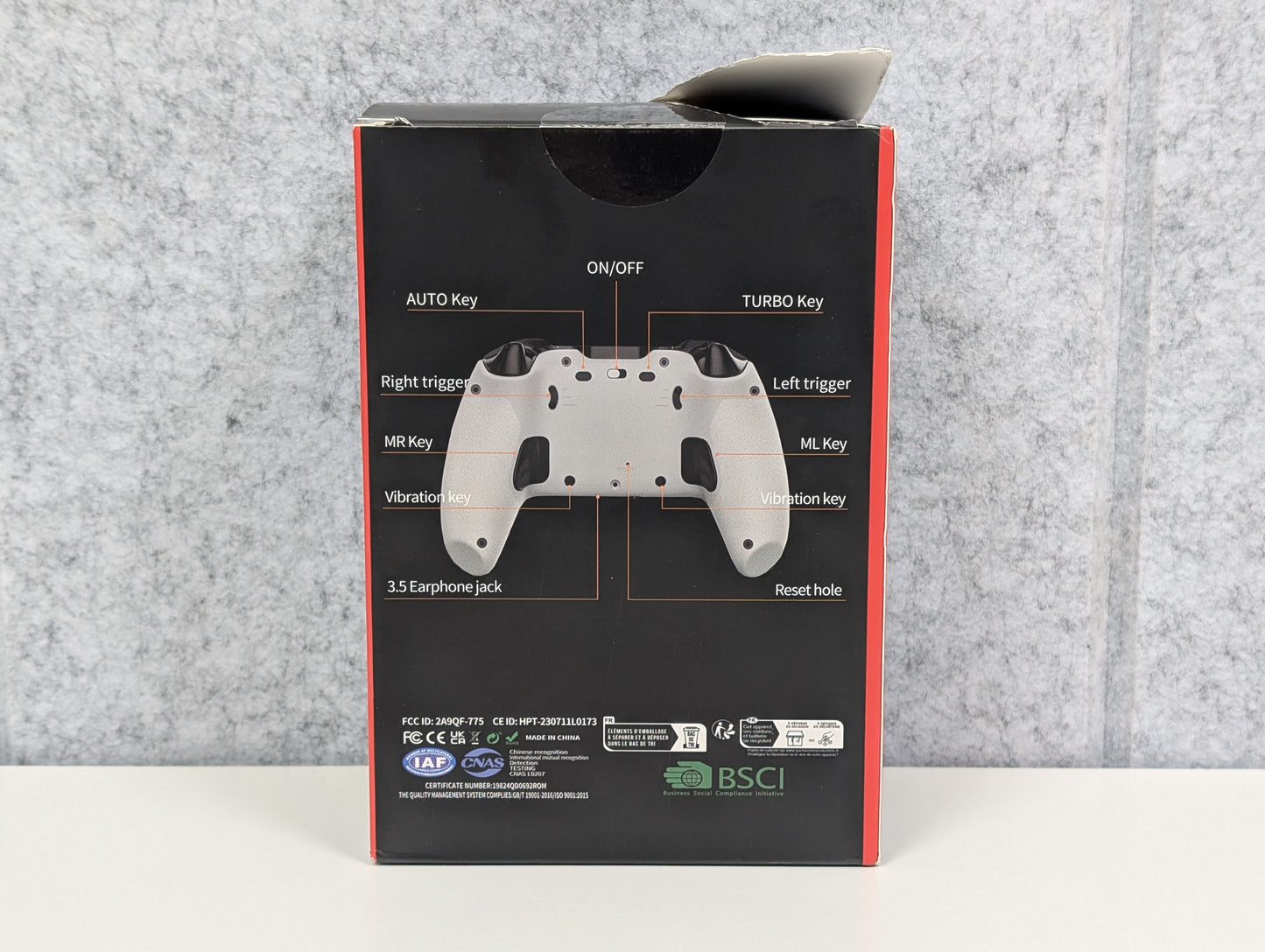 NBCP WOLF V-6 Wireless 2.4GHz/BT Controller - White - USED