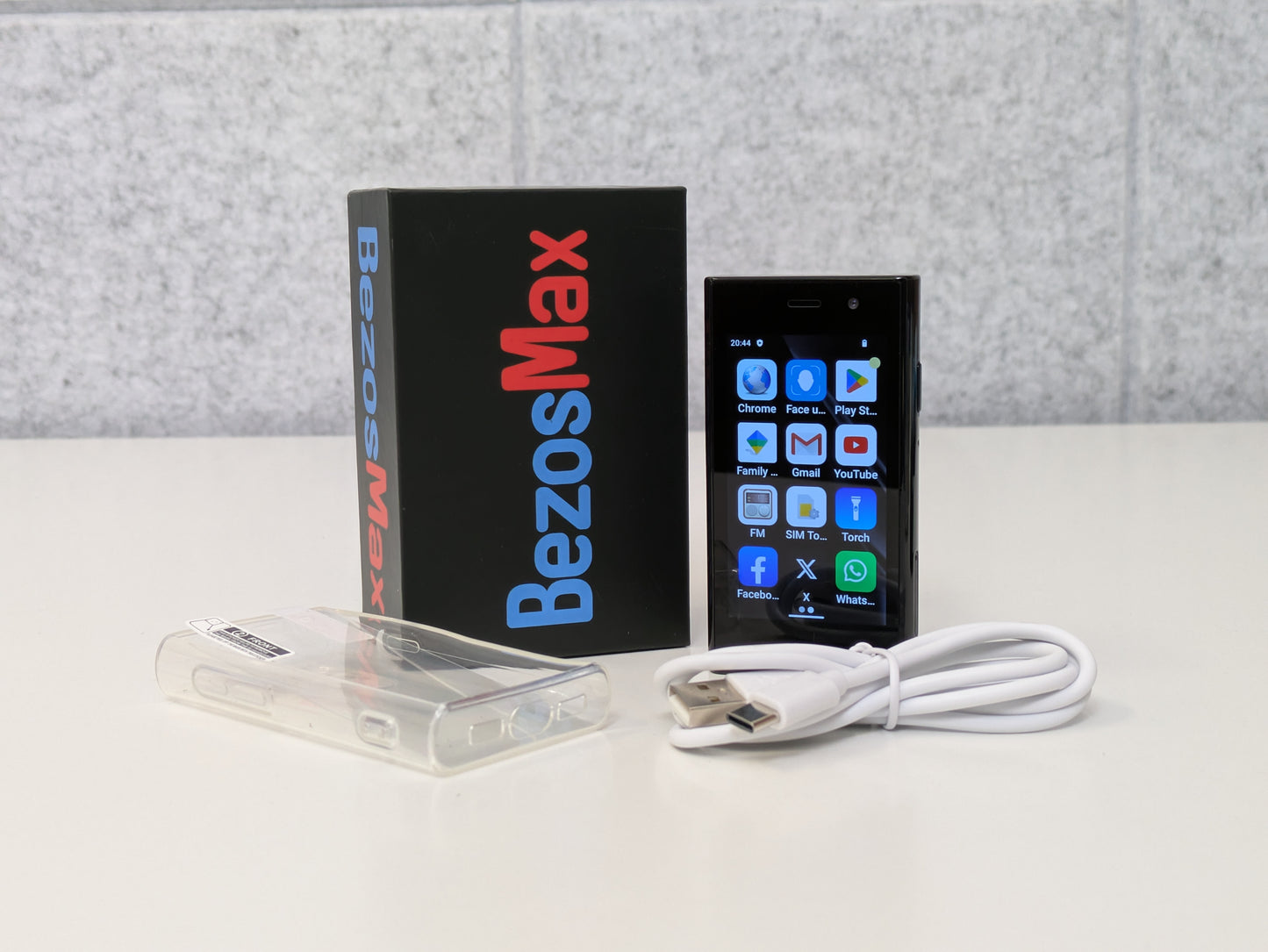 BezosMax S24 Pro - Dual SIM Mini Smartphone - 32GB - Black - UNLOCKED - USED