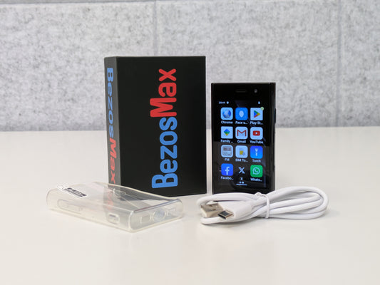 BezosMax S24 Pro - Dual SIM Mini Smartphone - 32GB - Black - UNLOCKED - USED