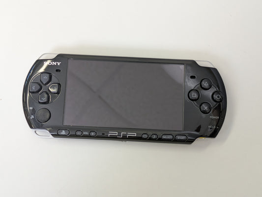 Sony PlayStation Portable PSP PSP3001c - CONSOLE ONLY - DISPLAY ISSUES, MISSING BATTERY & BATTERY DOOR - AS-IS