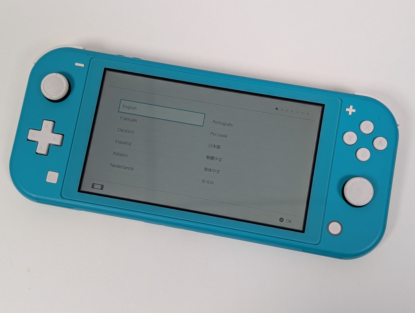 LOW FIRMWARE 9.1.0 Nintendo Switch Lite (console only) - Turquoise - USED