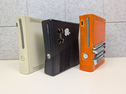 LOT OF 3x RROD Microsoft Xbox 360 Consoles - NO HARD DRIVE - AS-IS