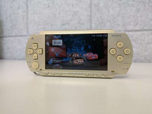 Japanese Sony PlayStation Portable PSP 1000 (Champagne Gold) MODDED w/ 6.61 PRO-C CFW - CONSOLE ONLY - DOES NOT READ UMDs - Used