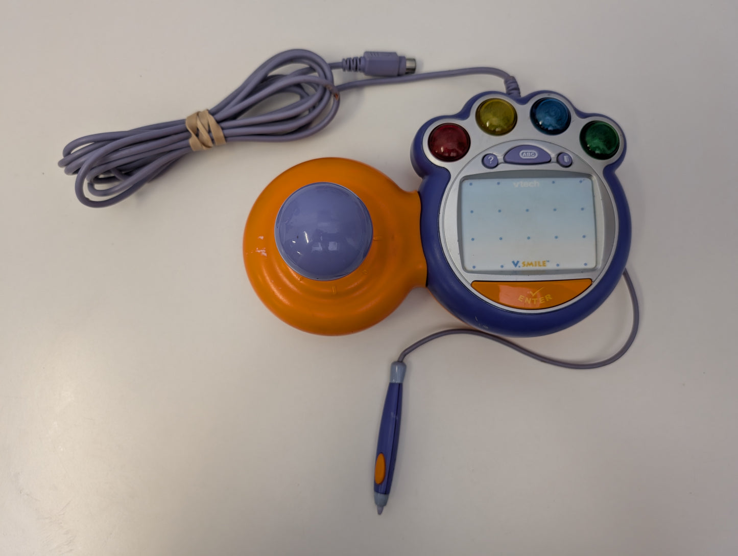 V-tech V.Smile TV Learning System w/ 12 games - Orange - USED