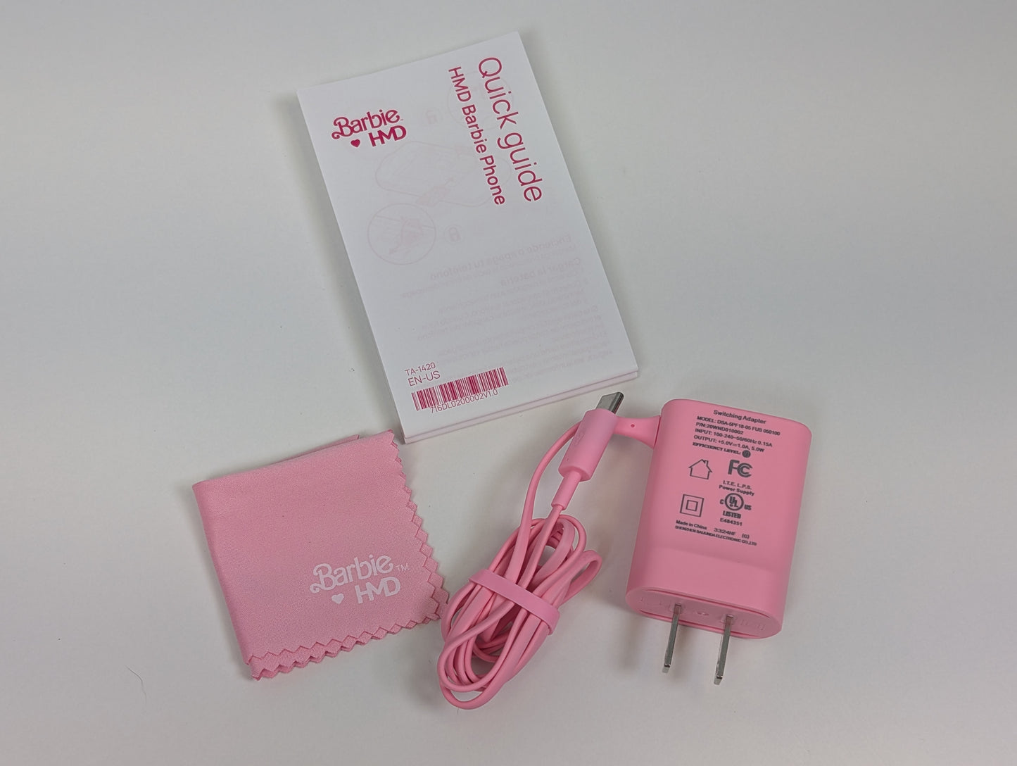 HMD Barbie Flip Phone (Network Unlocked) - US Version w/ KaiOS - Pink - USED