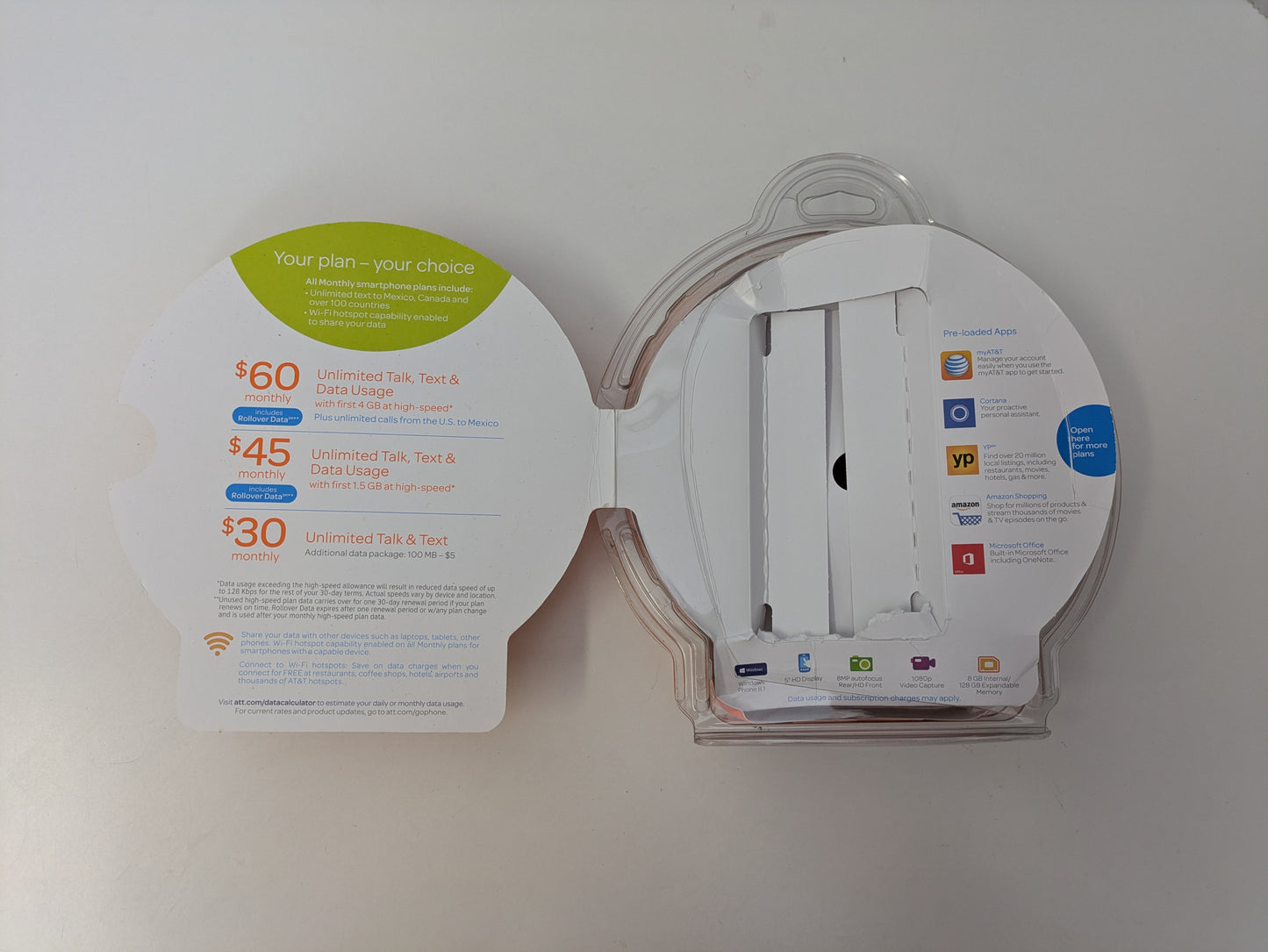 Nokia Lumia 640 - 8GB - Black - AT&T - USED